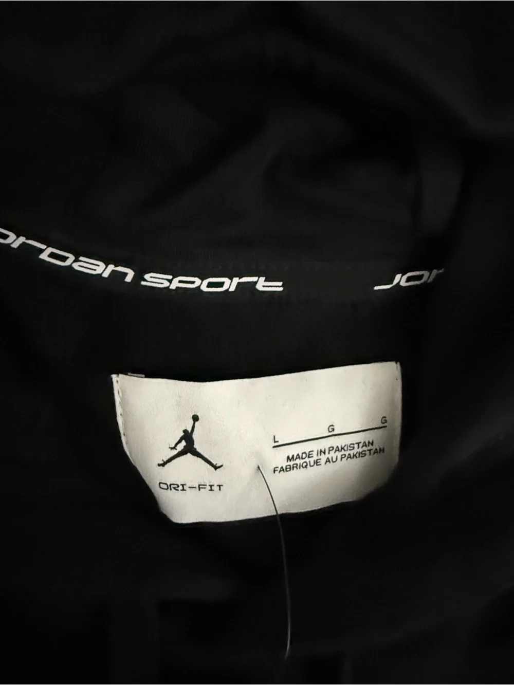 Jordan Black Pullover Hoodie with White Jumpman